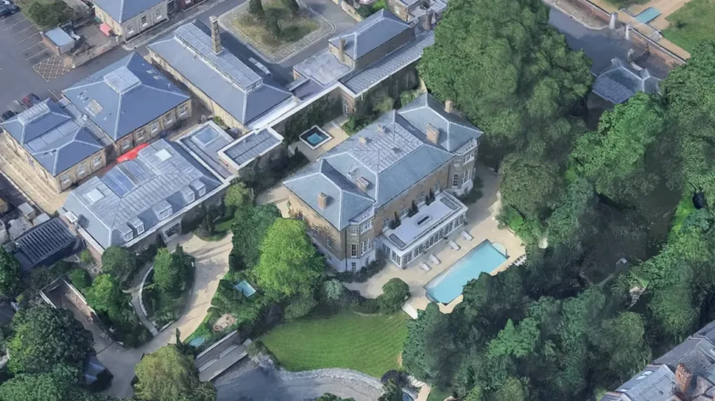 Nick Candy's Chelsea mansion. Image: Google maps