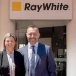 Ray White Canberra CEO of Property Management Lisa Hyland with Chairman, Ben Faulks. Image supplied