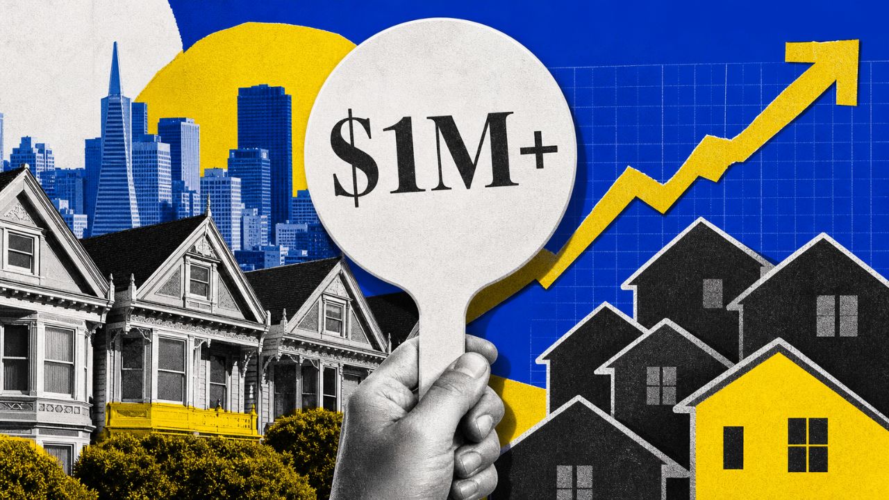 San Francisco homes selling $1m over asking amid AI boom