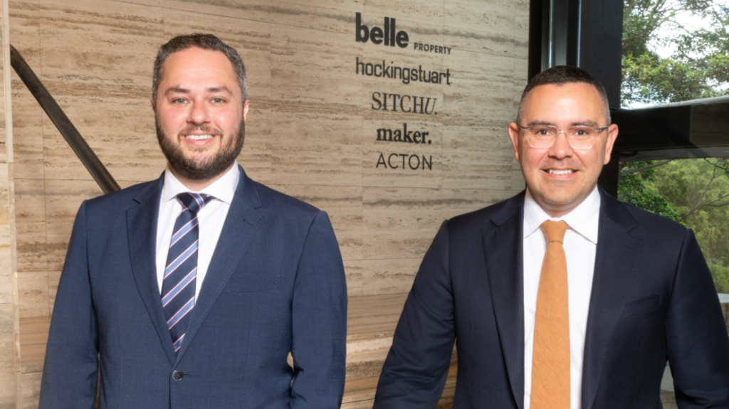 Scott Dolce and Nick Boyd of Belle Property. Image supplied