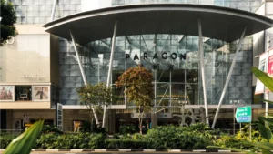 The premier retail and medical podium Paragon on Orchard Road, which changed hands in a landmark SG$3.9 billion (A$4.33 billion) acquisition by CapitaLand Integrated Commercial Trust. Image: Getty