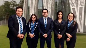 Vinay Jhamb and Gunjan open Harcourts Sapphire in Western Sydney. Image: Supplied