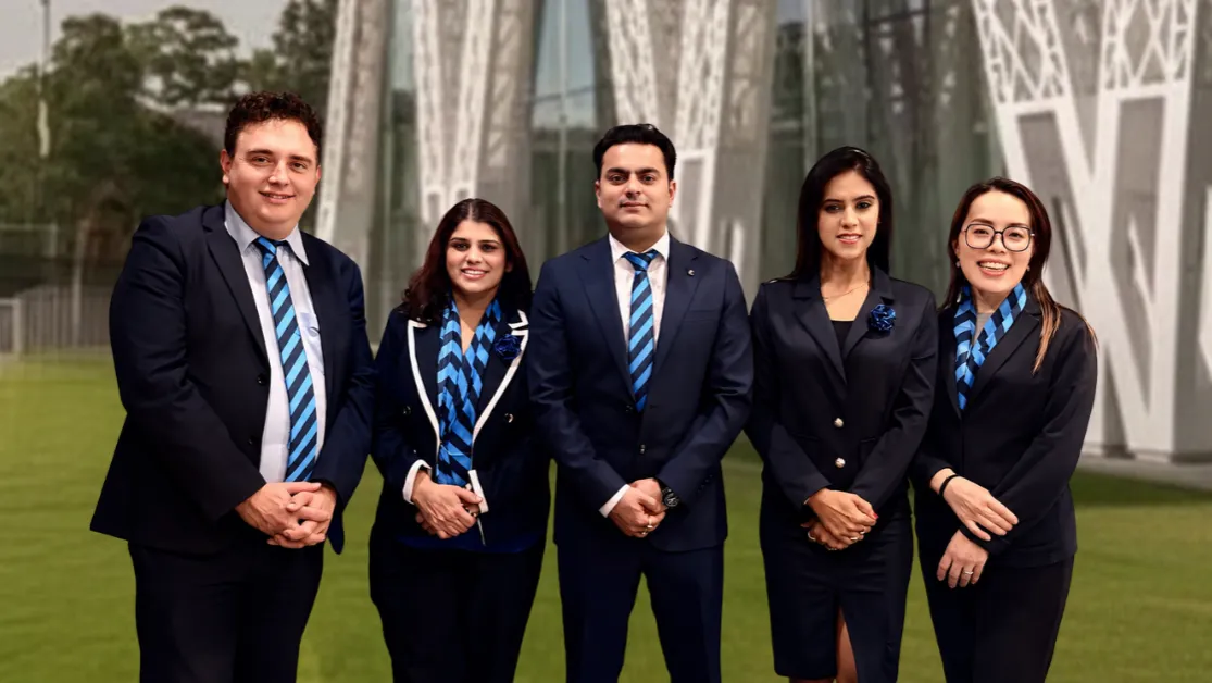 Vinay Jhamb and Gunjan open Harcourts Sapphire in Western Sydney. Image: Supplied