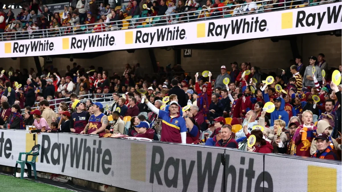 Brisbane Lions crowd. Photo by Chris Hyde/AFL Photos/via Getty Images via Ray White