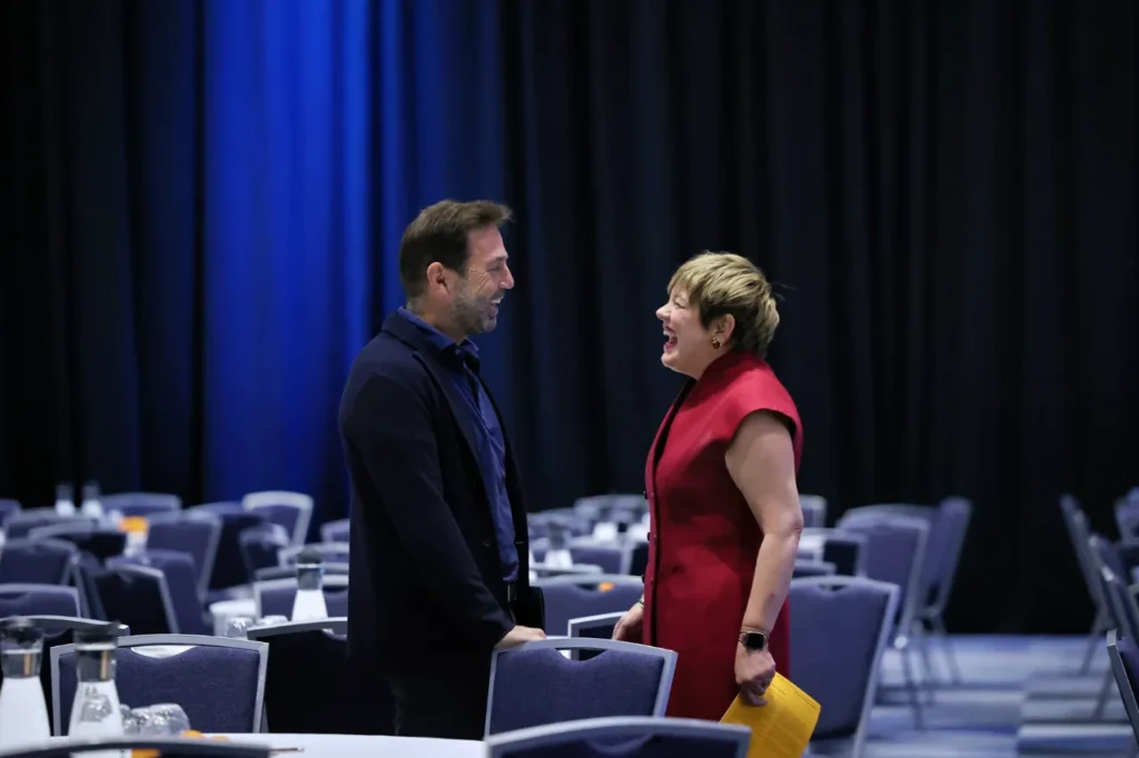 Dan White and Victoria Medvec. Image: Supplied