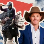 Jesse Van Nek, broker owner of Gympie's REMAX Property Group was a champion bull rider in the US before going into sales. Image: Supplied/Lois