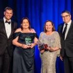Joint winners of The Outstanding Contribution Award went to Sally Croft, general manager of Rural Pittsworth _ Warwick _ Dalby _ Chinchilla _ Stanthorpe, and Ray White Rural Dayboro principal Vicki Pain.jpg