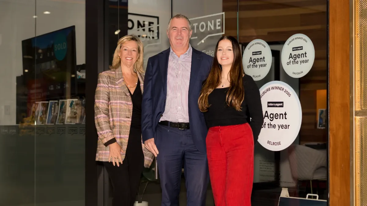 (L-R) Sharon Stewart, David Hayden and Alexis Nobilo of Stone Forest. Image supplied