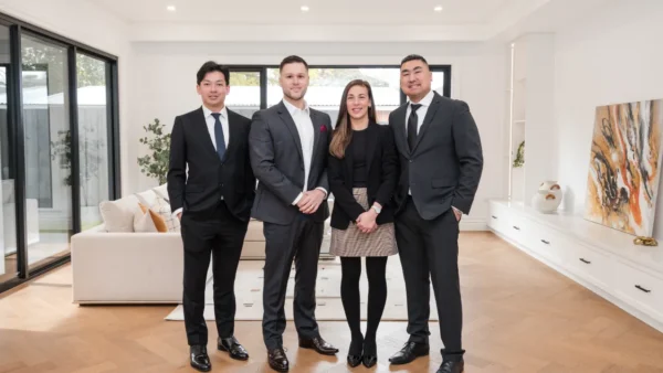(L-R) Tony Huynh, David Curran Krystine Curran, and Danny Vo. Image: Supplied