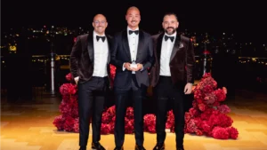 (L-R) William Pereira, Norman Tran, Adrian Tsavalas - Adrian William Real Estate. Image supplied