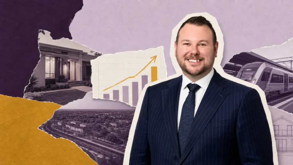 Local market expert Matthew Makin (Director, Woodards Sunbury & Macedon Ranges) has seen buyer demand for family homes with backyard space push local annual growth to 4.3 per cent, significantly outperforming the broader Melbourne market. Image: Supplied/Lois