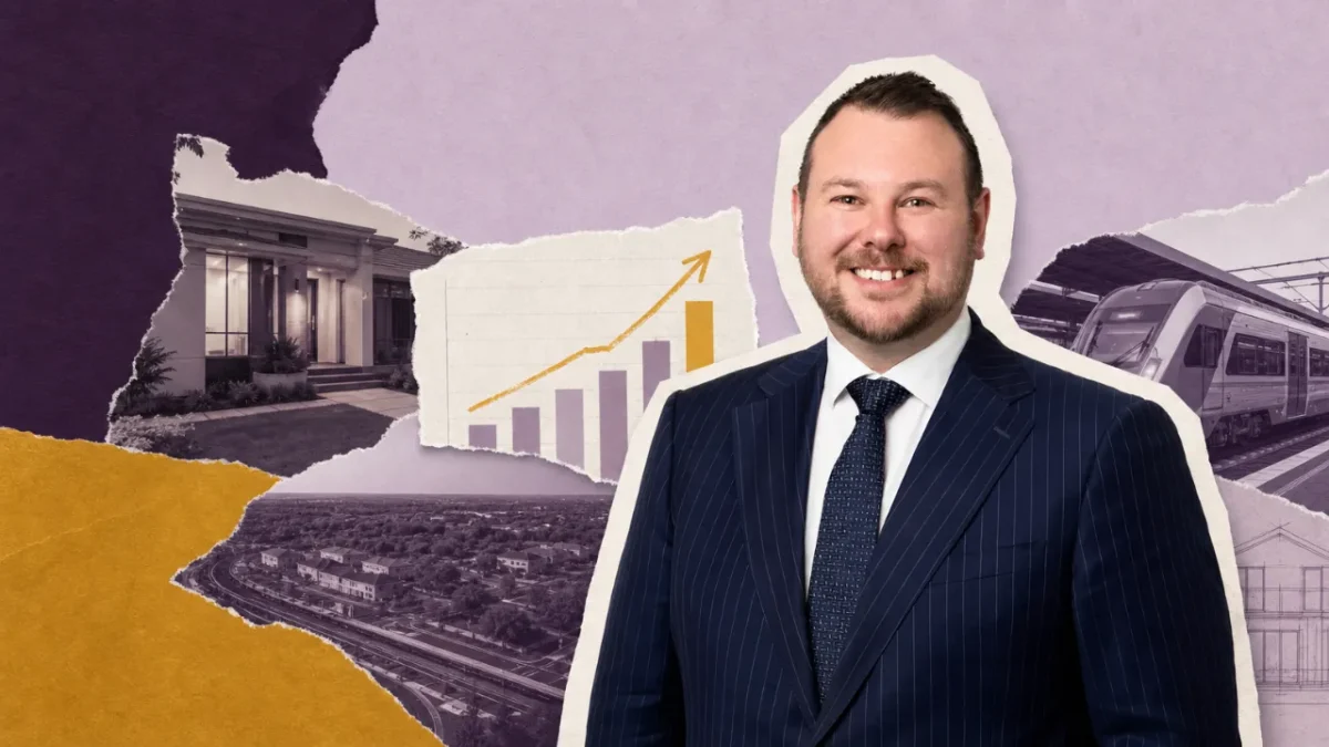 Local market expert Matthew Makin (Director, Woodards Sunbury & Macedon Ranges) has seen buyer demand for family homes with backyard space push local annual growth to 4.3 per cent, significantly outperforming the broader Melbourne market. Image: Supplied/Lois