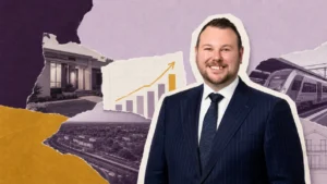 Local market expert Matthew Makin (Director, Woodards Sunbury & Macedon Ranges) has seen buyer demand for family homes with backyard space push local annual growth to 4.3 per cent, significantly outperforming the broader Melbourne market. Image: Supplied/Lois