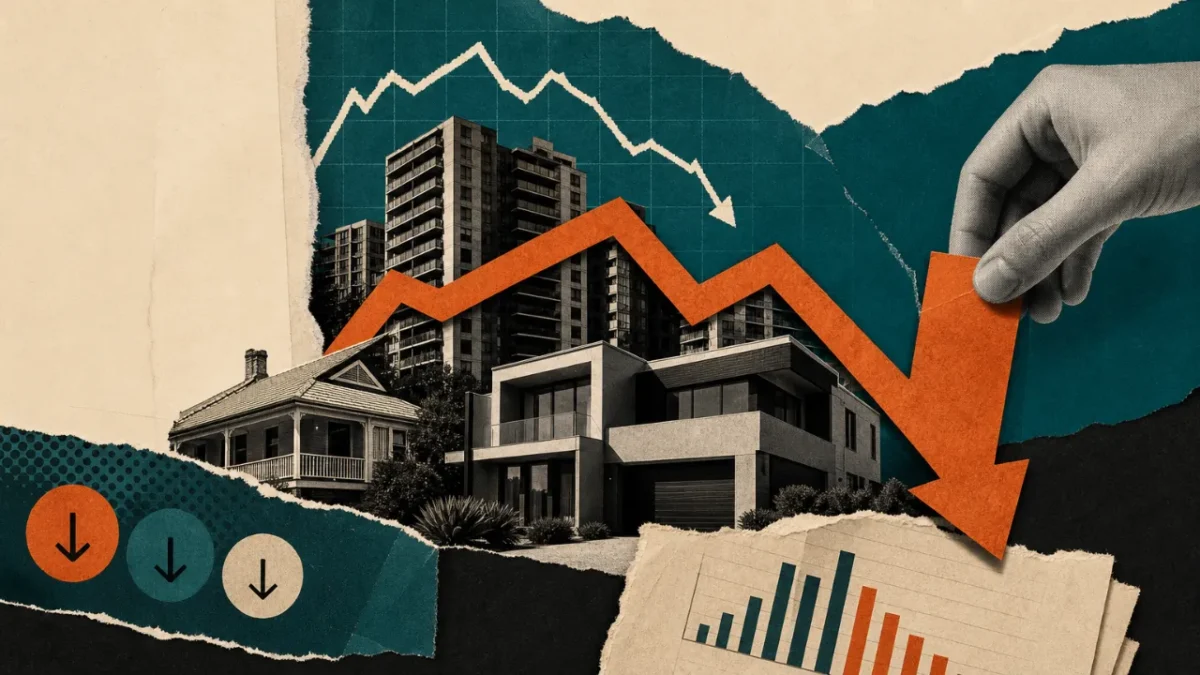 Major banks have revised their Greater Sydney property forecasts downward for 2026 amid tighter borrowing conditions, though long-term fundamentals are expected to pave the way for market stabilisation in 2027. Image: Lois