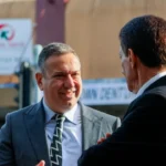 McGrath Inner South West Group Principal George Kapos (L) with agent Tom Touma (R). Image: Supplied
