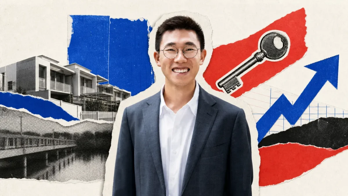 Ray White Group economist Atom Go Tian, whose analysis highlights Teneriffe becoming Queensland's first $5 million suburb. Image: Supplied/Lois