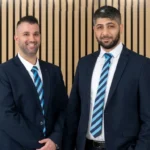 Vincent Ianni and Michael Qader - Harcourts AQ. Image supplied