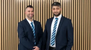 Vincent Ianni and Michael Qader - Harcourts AQ. Image supplied