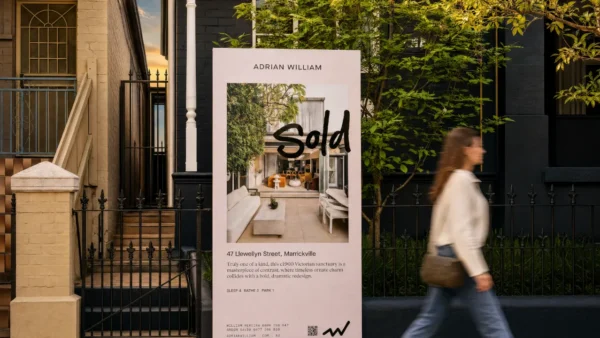 Adrian William Llewelyn Street Signboard. Image supplied