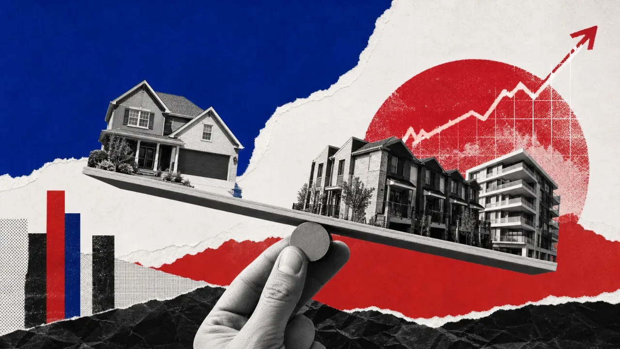 House buyers still hundreds of thousands short as affordability gap shifts to dwelling type