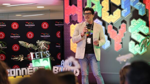 REA Group CTO Steve Maidment speaking at REA Hackdays 2026